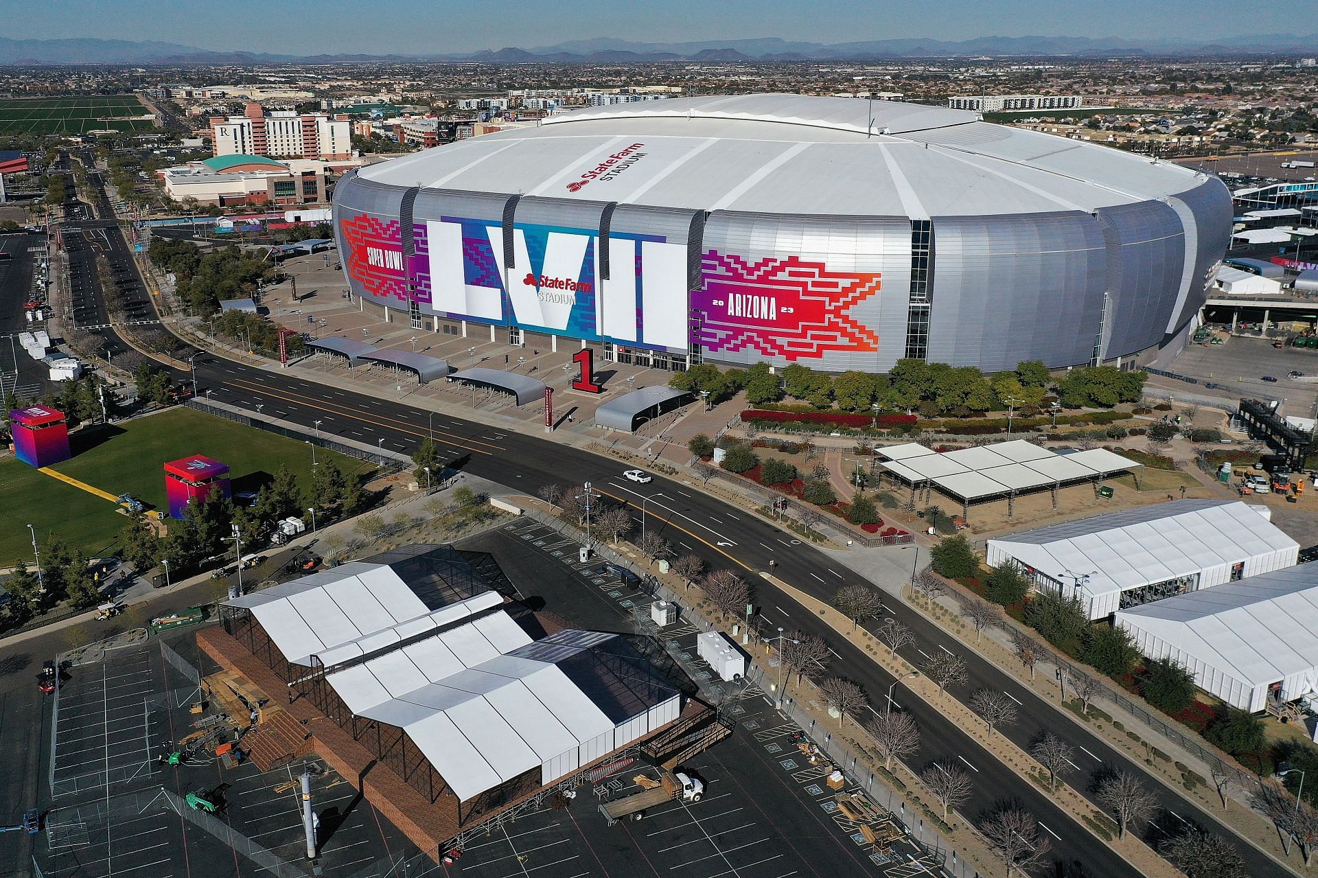 Facts about State Farm Stadium, site of Super Bowl LVII