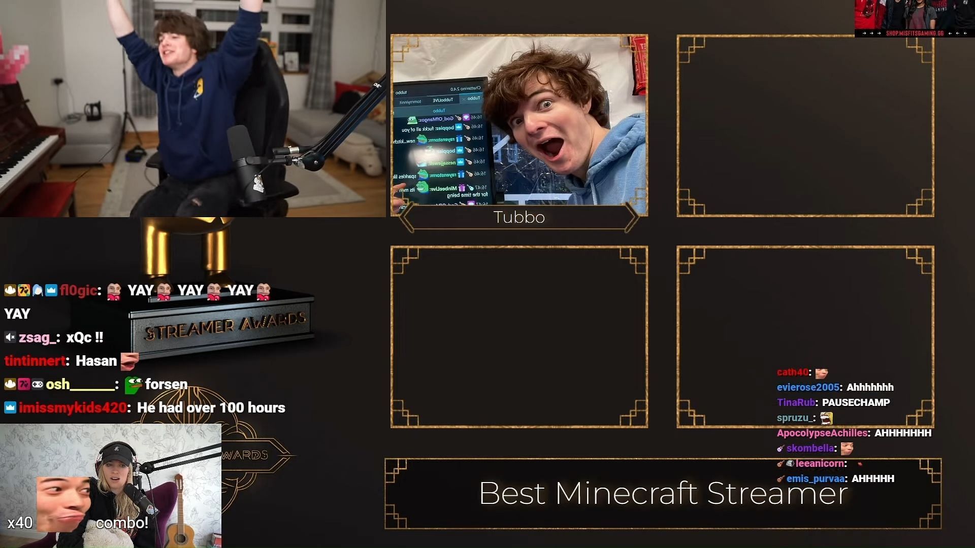 Tubbo has been nominated for the Minecraft Streamer of the Year award (Image via Canooon/YouTube)