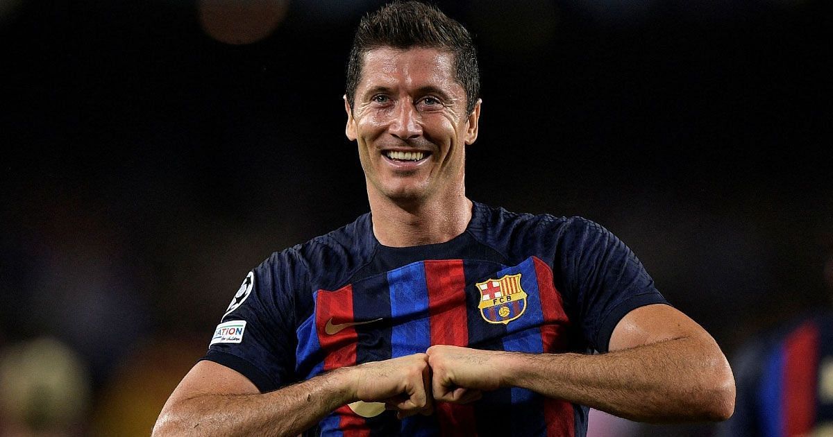 Barcelona striker - Robert Lewandowski   