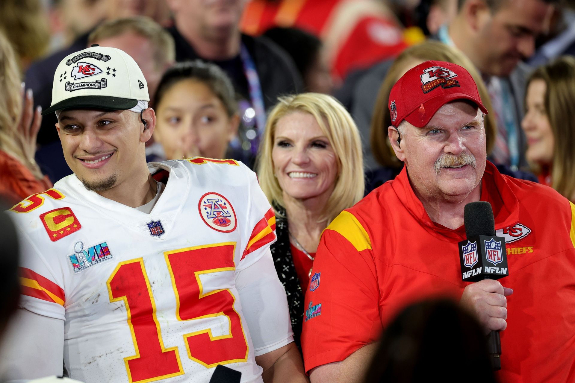 Patrick Mahomes and Andy Reid