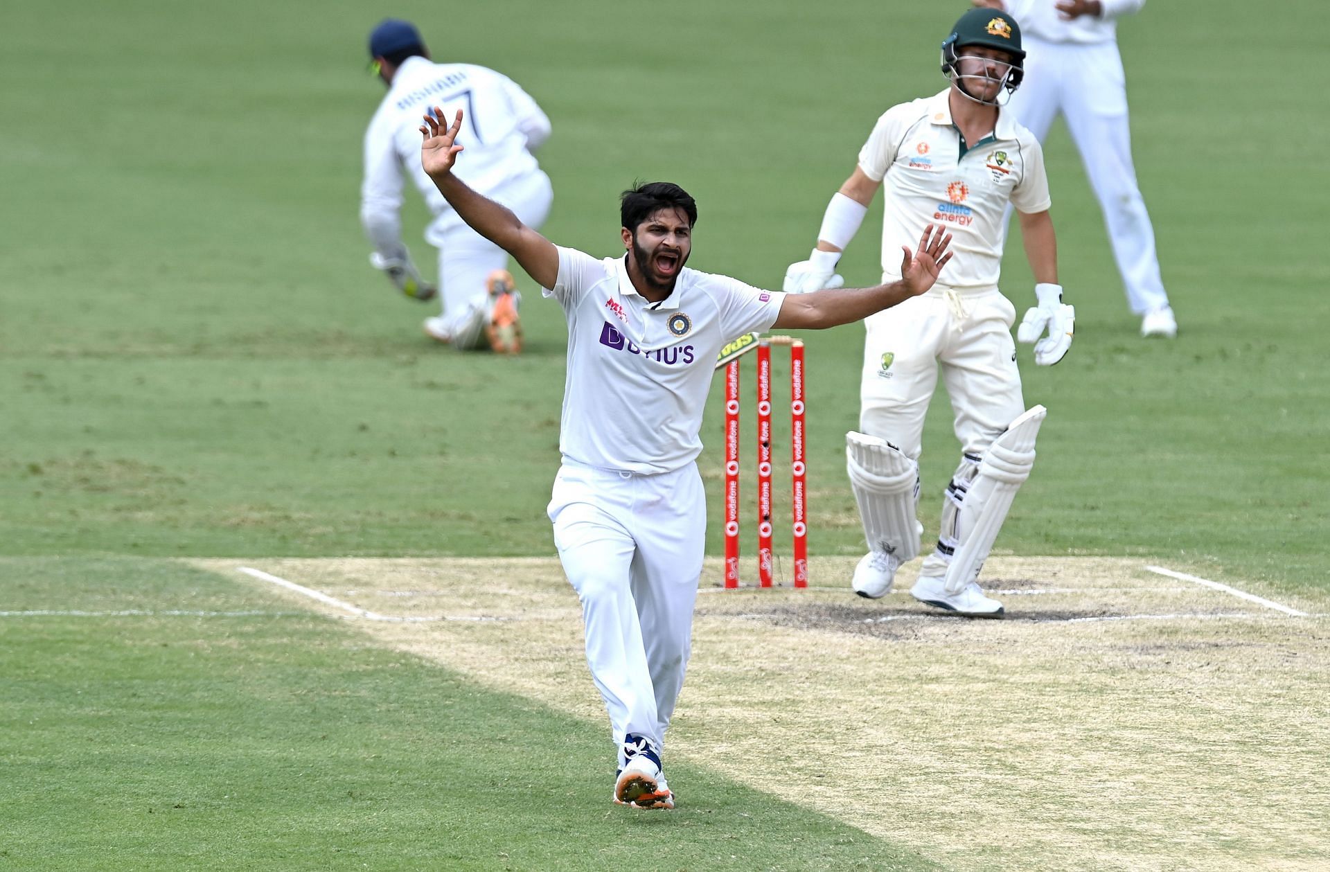 Shardul Thakur during the 2020-21 Brisbane Test. Pic: Getty Images