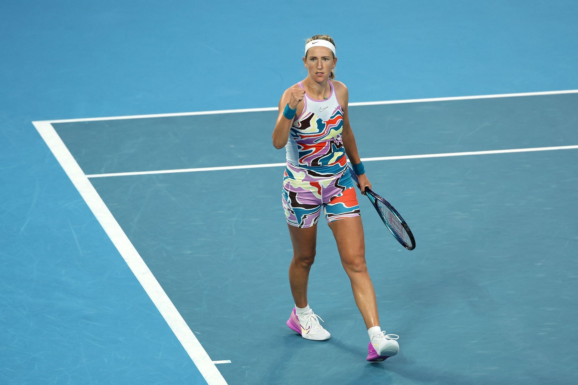 Azarenka at the Australian Open semifinal