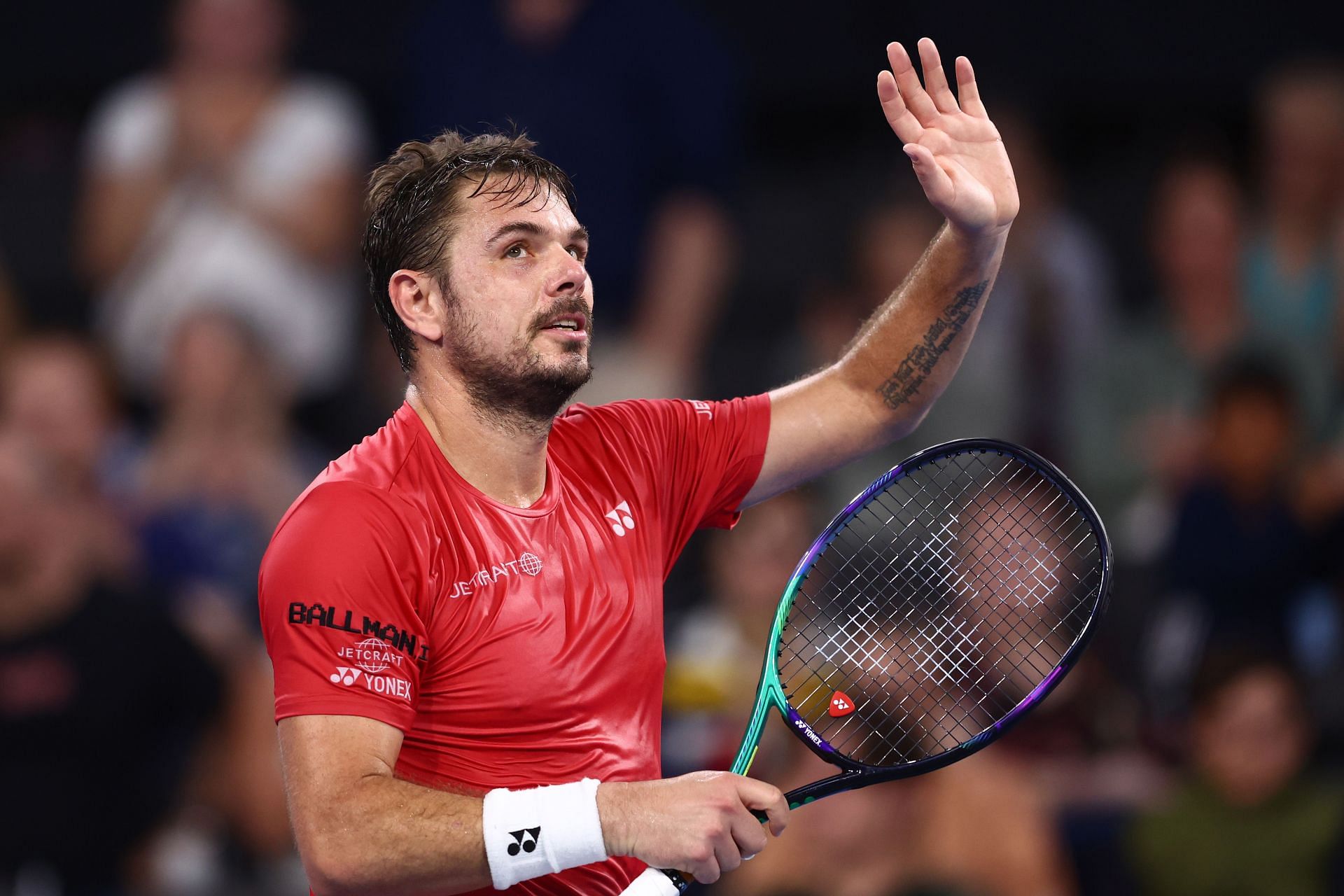 Stan Wawrinka at the 2023 United Cup.