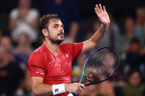 Stan Wawrinka at the 2023 United Cup.