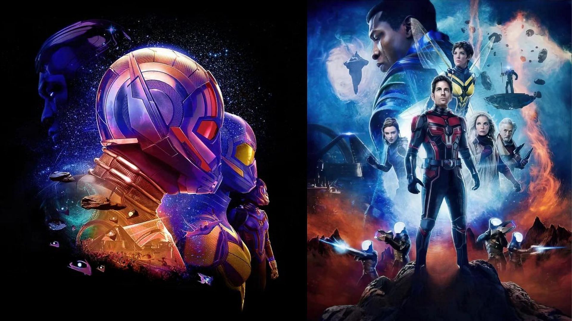 2 posters of Ant-Man 3 (Images via Marvel)