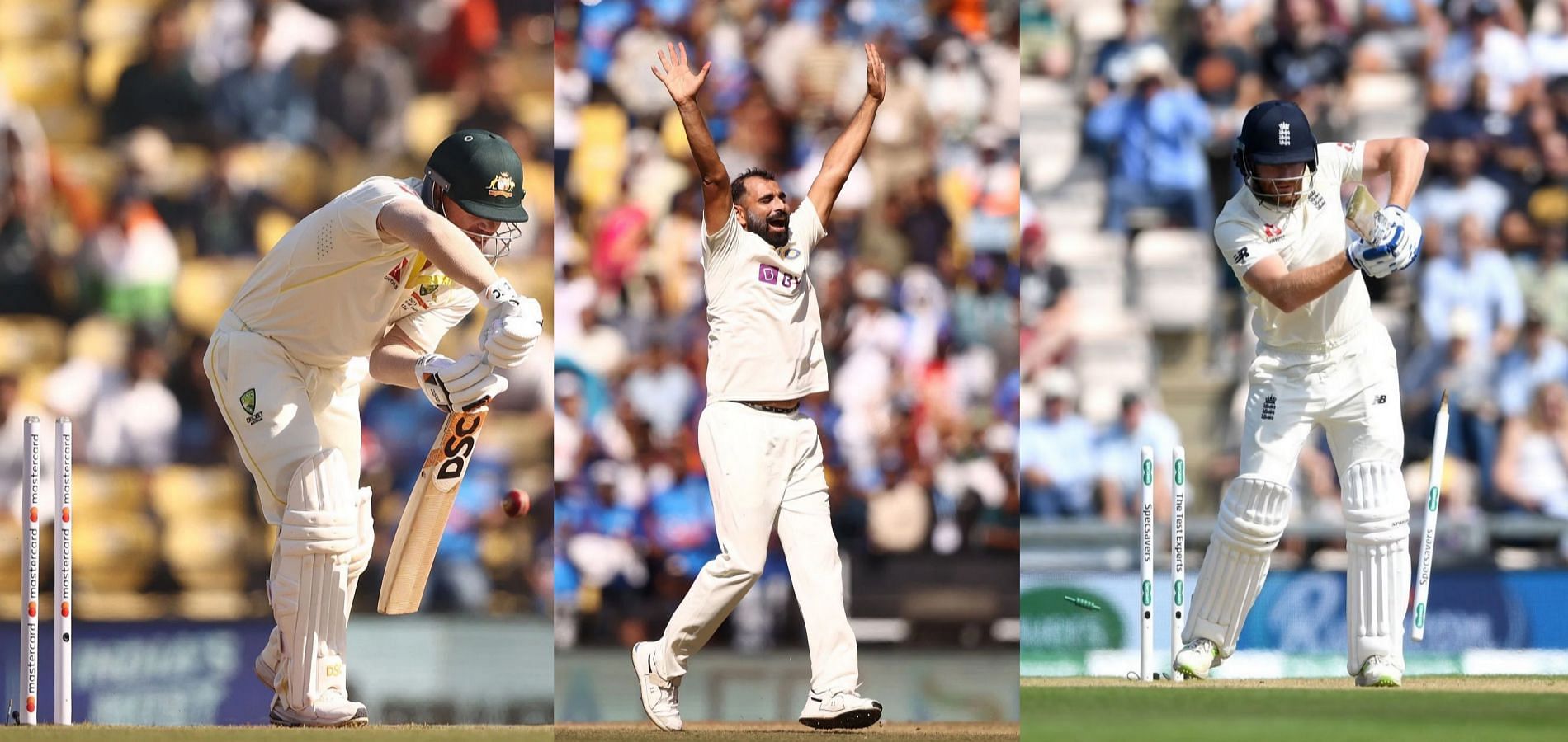 5 times Mohammed Shami sent stumps cart-wheeling