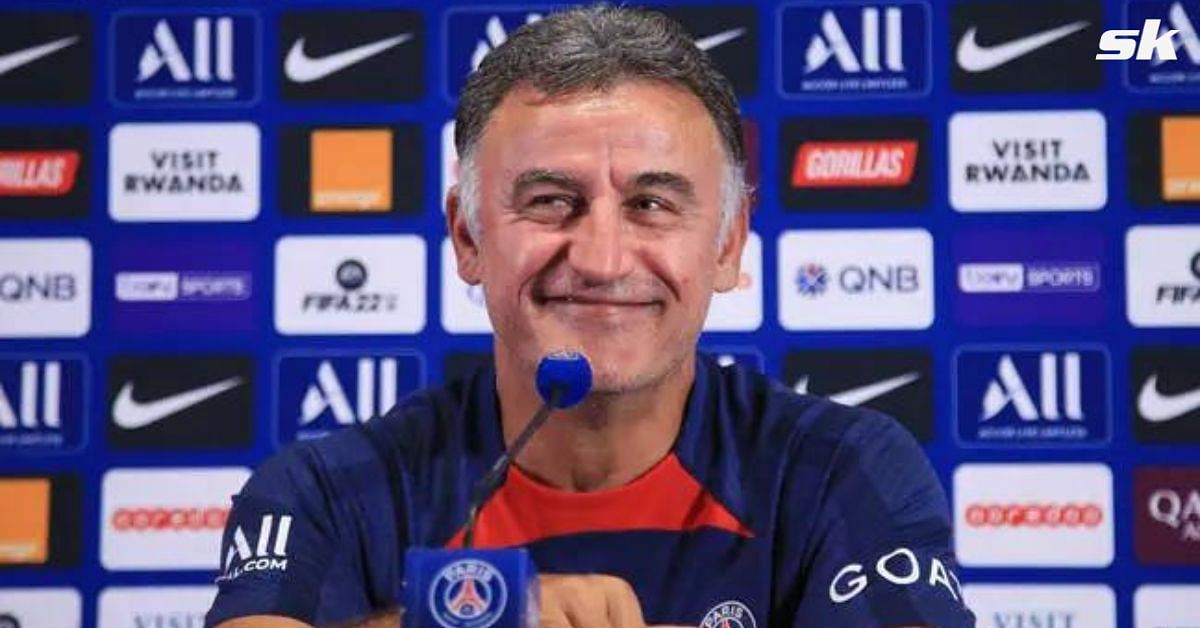 Paris Saint-Germain manager Christophe Galtier.