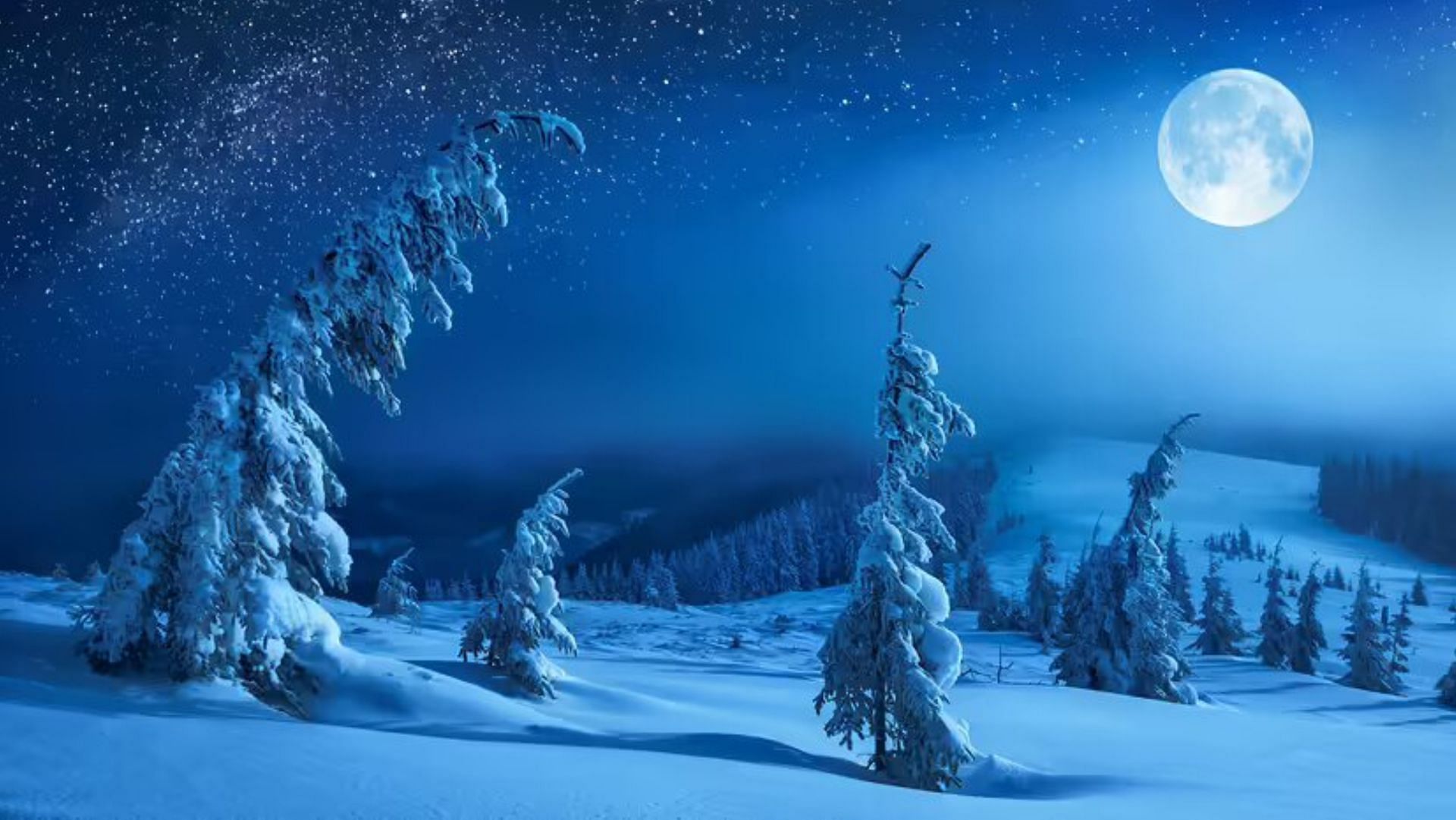 The 2023 Snow Moon will appear on February 5. (Image via Shutterstock)