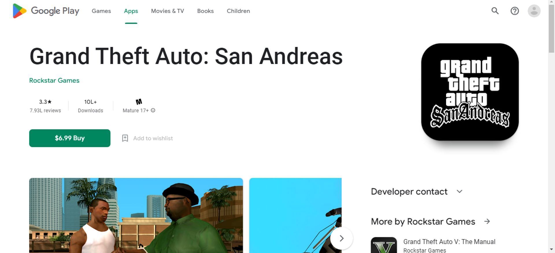 GTA San Andreas APK + OBB download link for Android in 2023