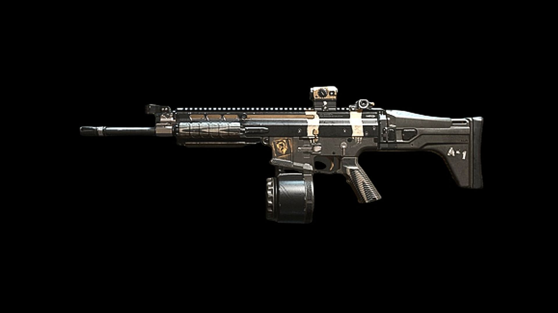 The TAQ-V battle rifle in Warzone 2 (Image via Activision)