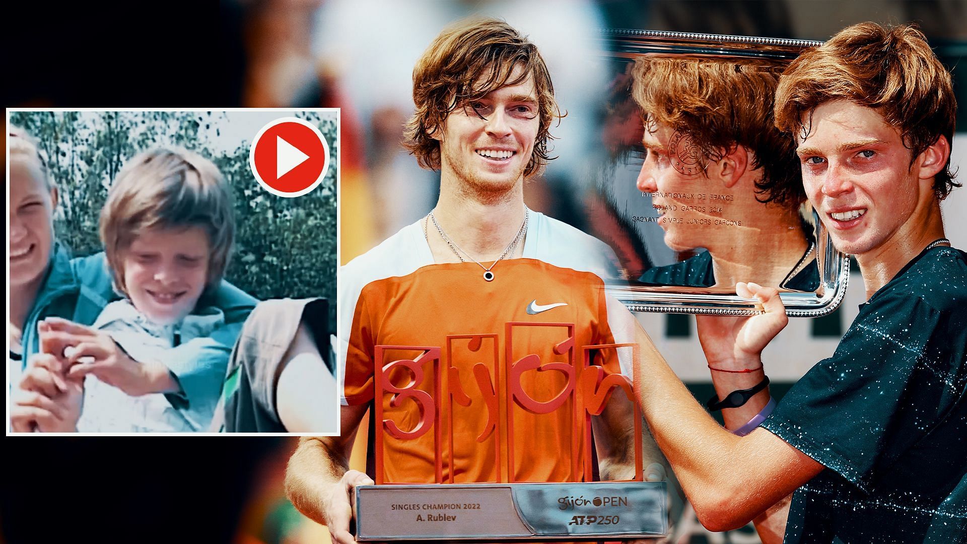 Andrey Rublev recently reacted to a fan-made tribute video of him, getting all emotional