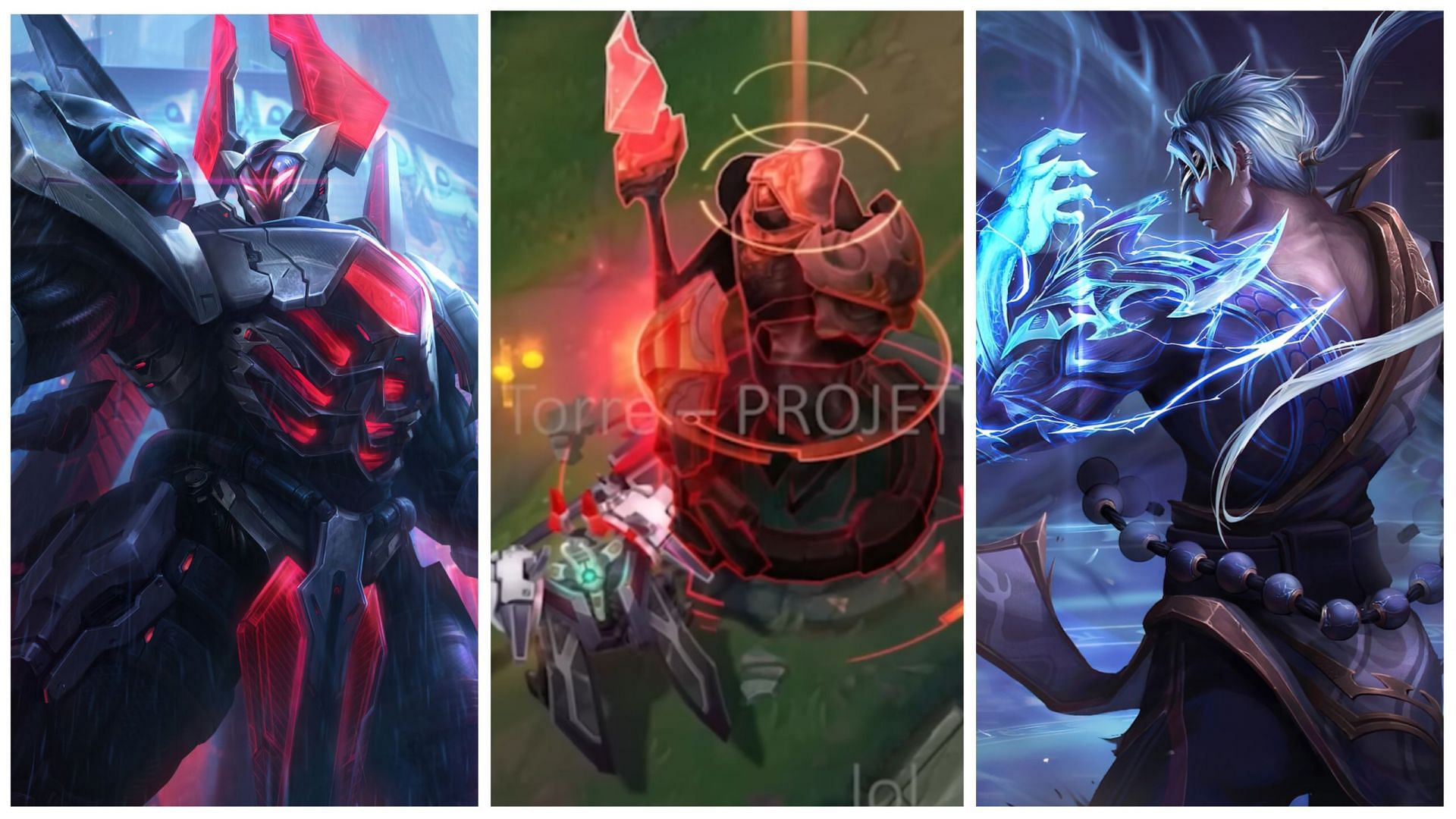 The new Legendary+ Skin Tier will include exclusive in-game effects (Images via Riot Games and Big Bad Bear)