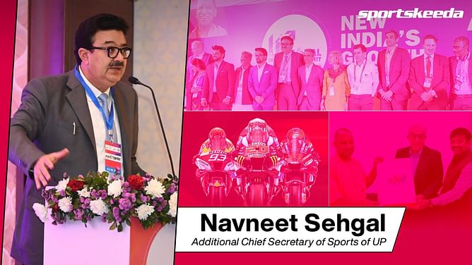 "Providing financial support to athletes and investing in their training" - Navneet Sehgal, Additional Chief Secretary, Sports, UP at GIS 2023