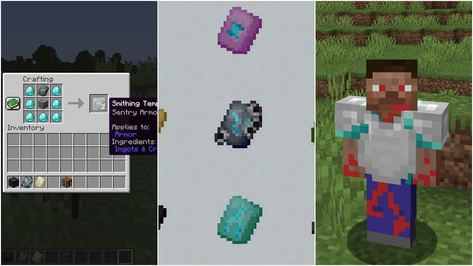 There are several things to know about armor trims in Minecraft 1.20 update (Image via Sportskeeda)