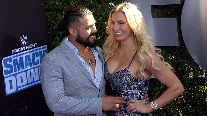 Andrade sends a special fourth-anniversary message for WWE SmackDown Women's Champion Charlotte Flair