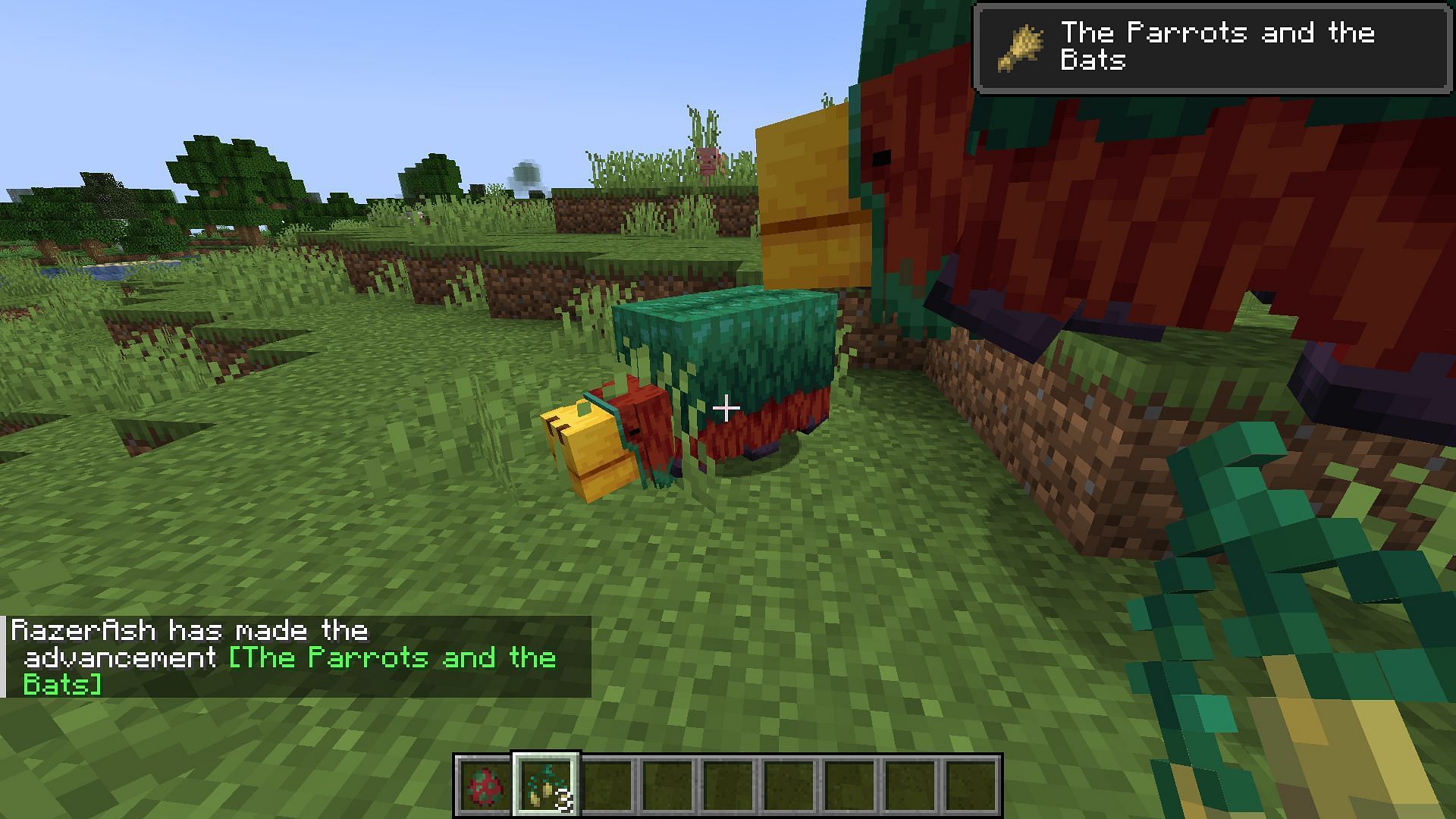 Feed two Sniffers that are near each other and feed them torchflower seeds for breeding in Minecraft 1.20 (Image via Mojang)