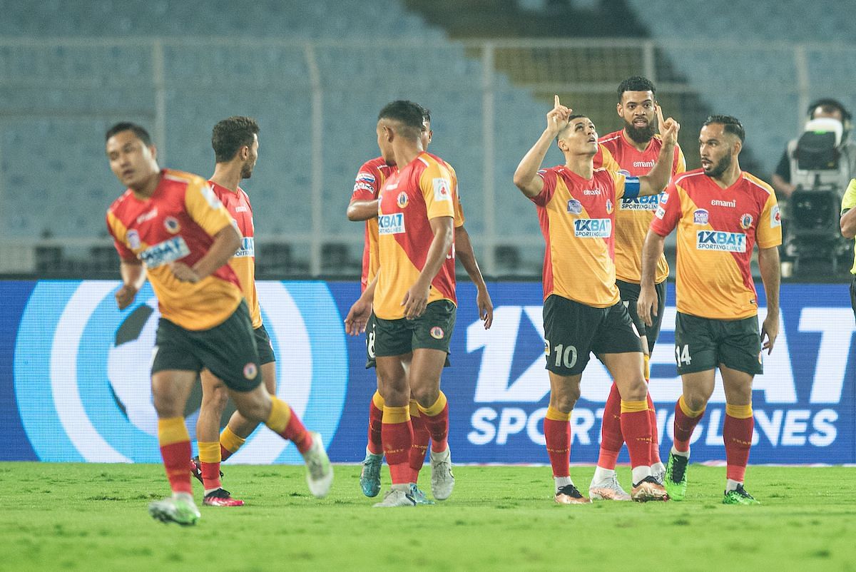 East Bengal FC failed to beat NorthEast United FC today (Image courtesy: ISL Media)