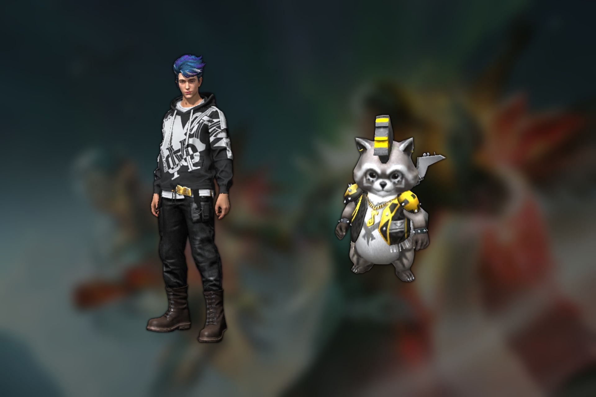 Nightlife Hoodie and Trendy Rockie pet skin are two key rewards (Image via Garena/Sportskeeda)