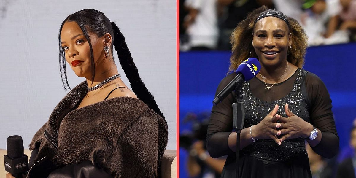 Serena Williams expresses great admiration for Rihanna.