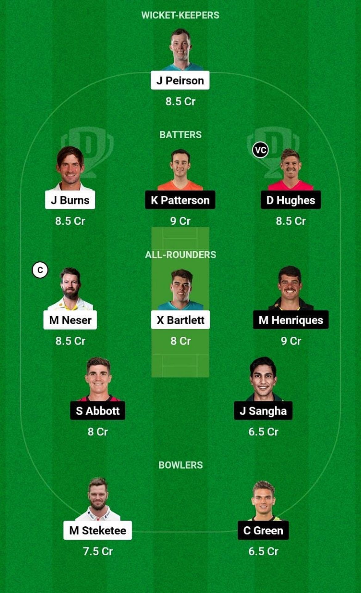 QUN vs NSW Dream11 Fantasy Tip - Head to Head League