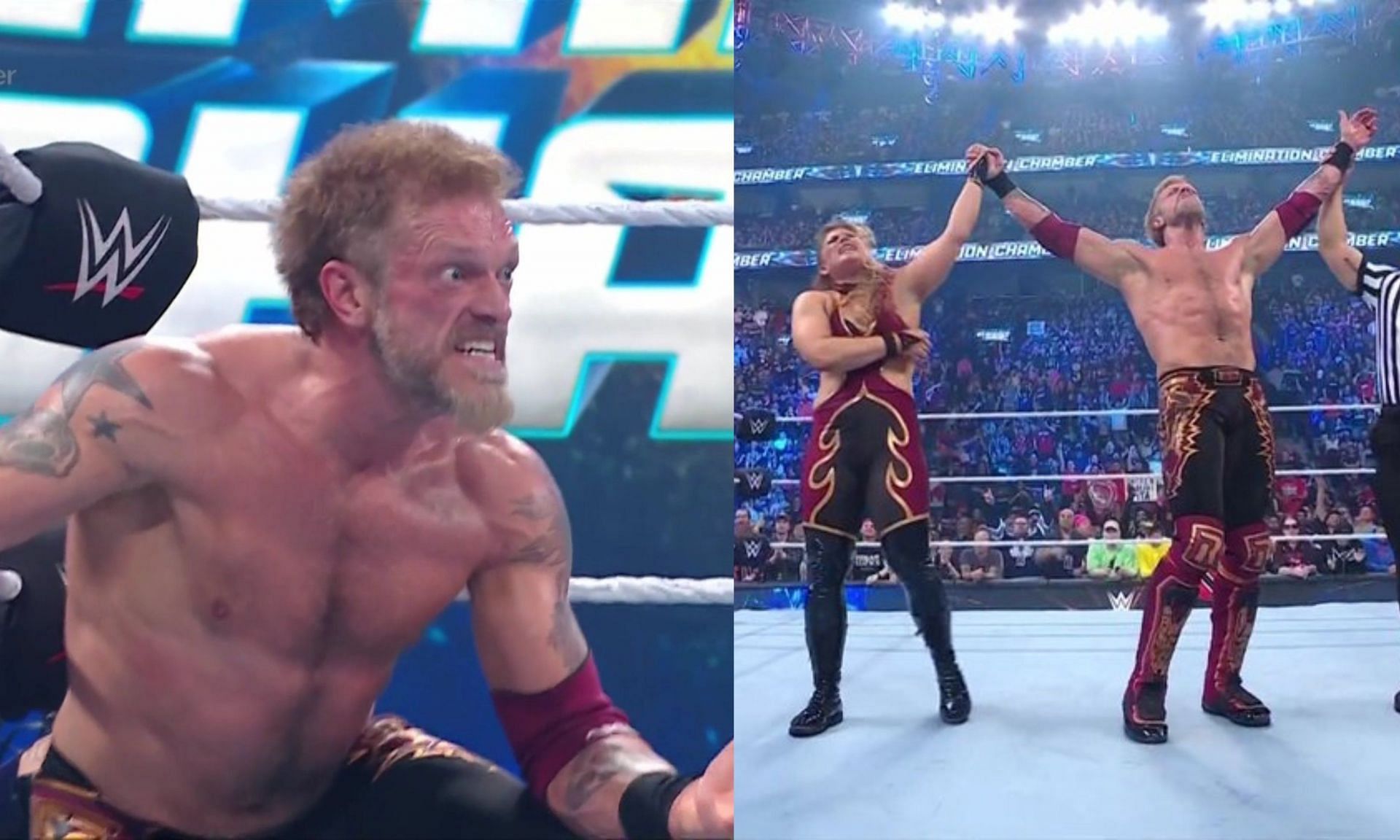 WWE Elimination Chamber 2023 में ऐज और बैथ फीनिक्स का धमाल