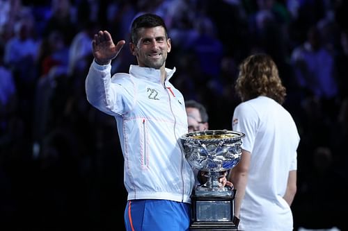 2023 Australian Open title ceremony