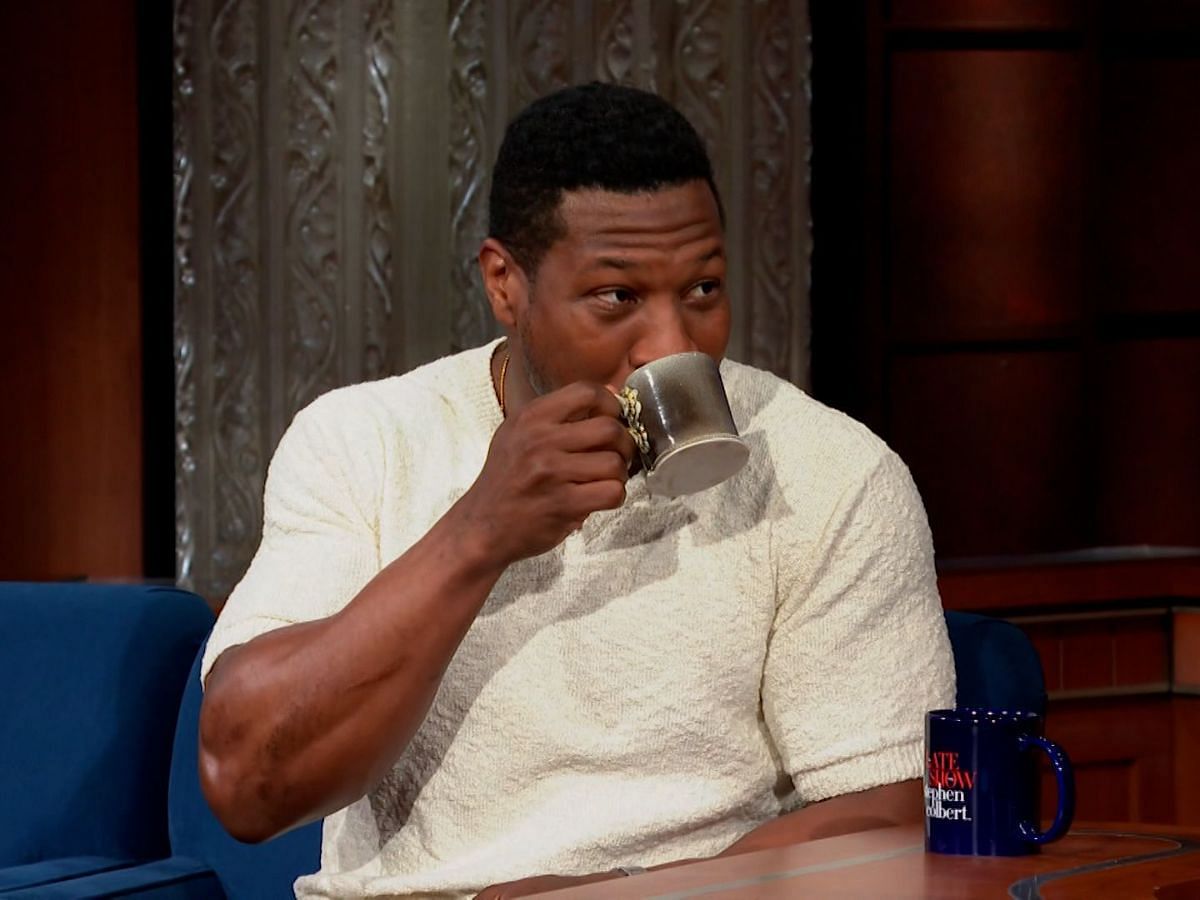 Jonathan Majors in The Late Show with Stephen Colbert