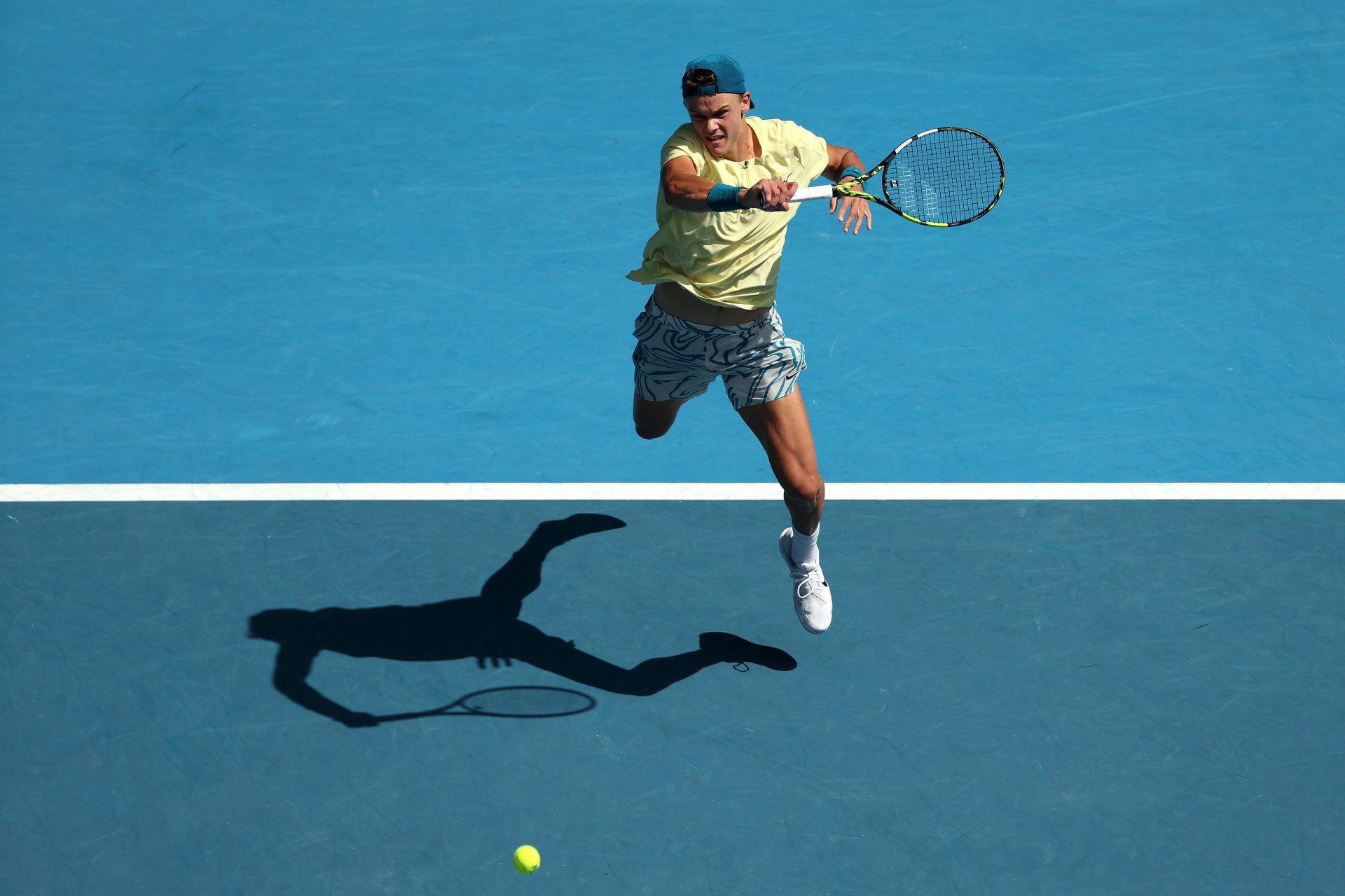 Holger Rune in action at the 2023 Australian Open