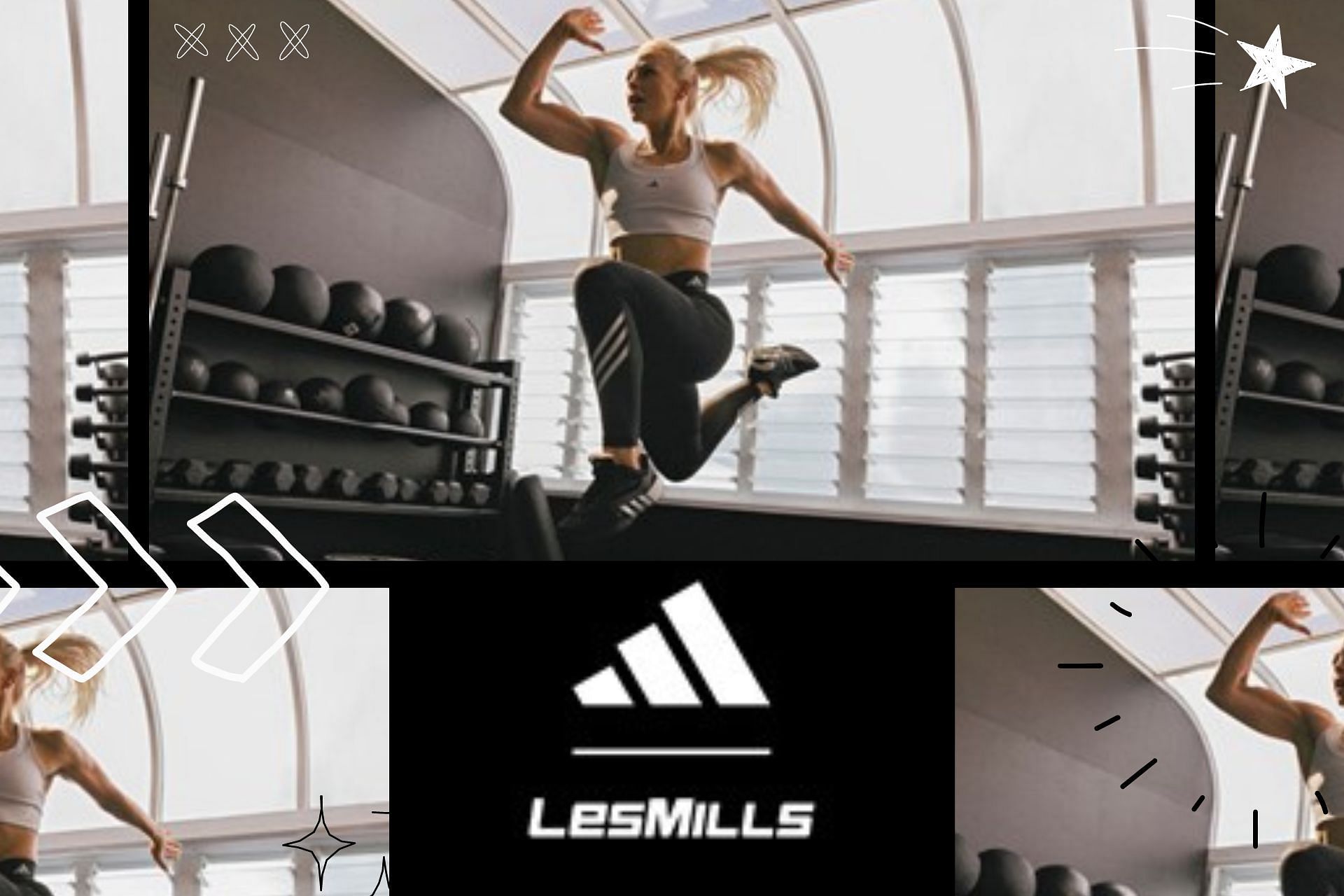Adidas x Les Mills collaboration (Image via Adidas)