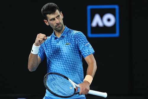 The Serb in the Australian Open final