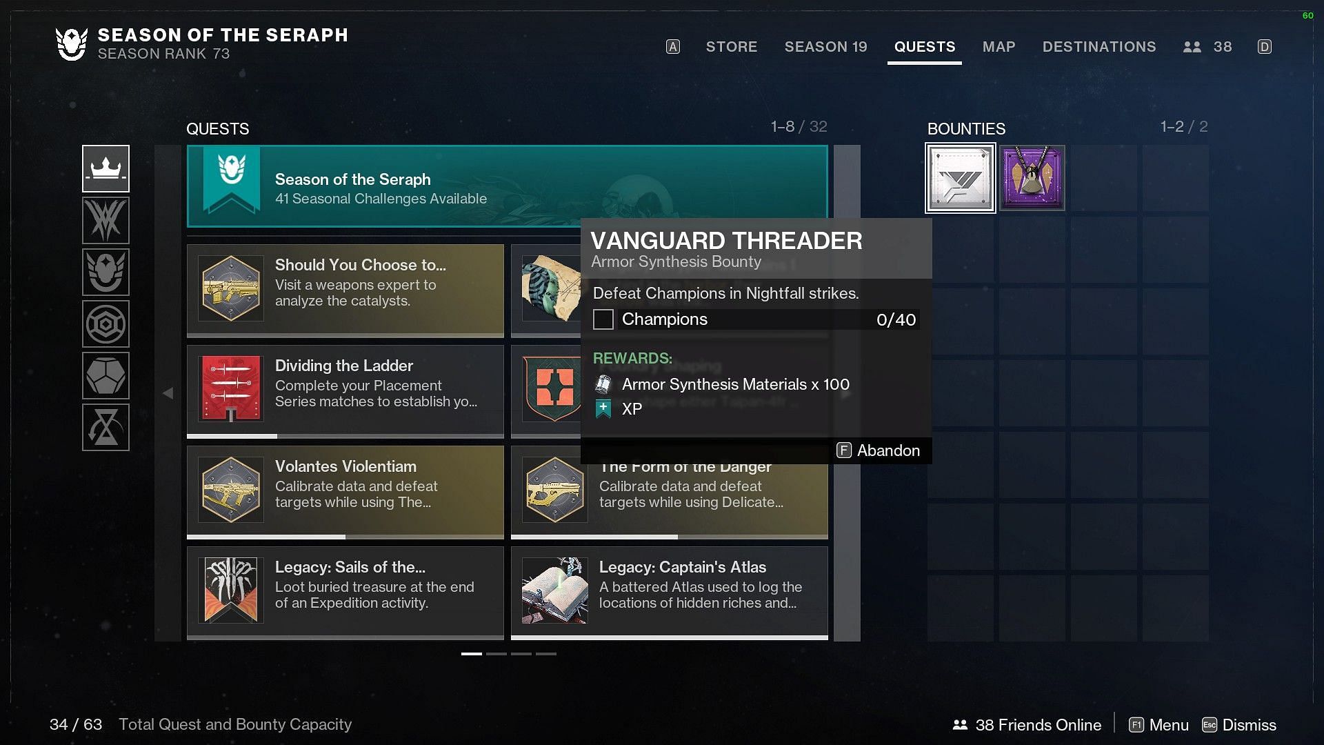 Complete the specific bounty (Image via Bungie)