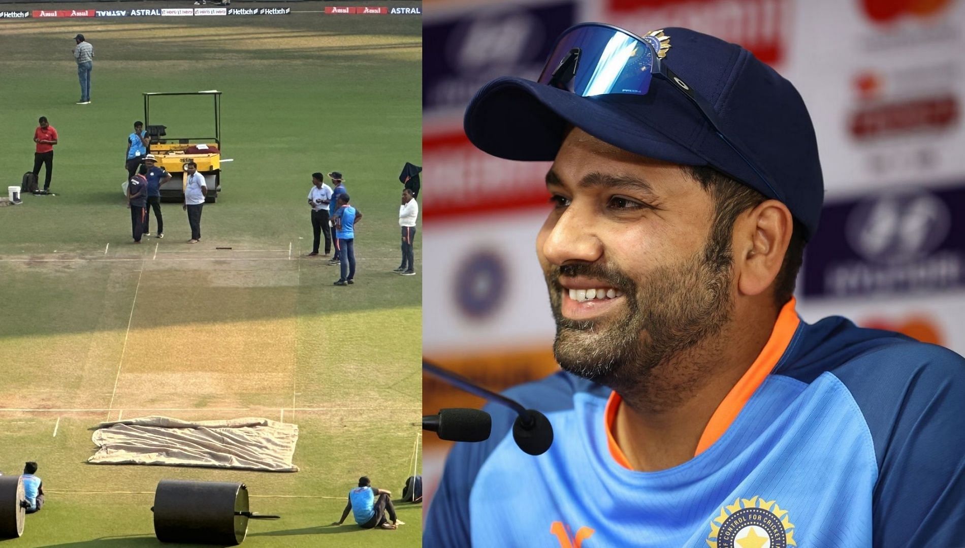 Rohit Sharma, Nagpur pitch