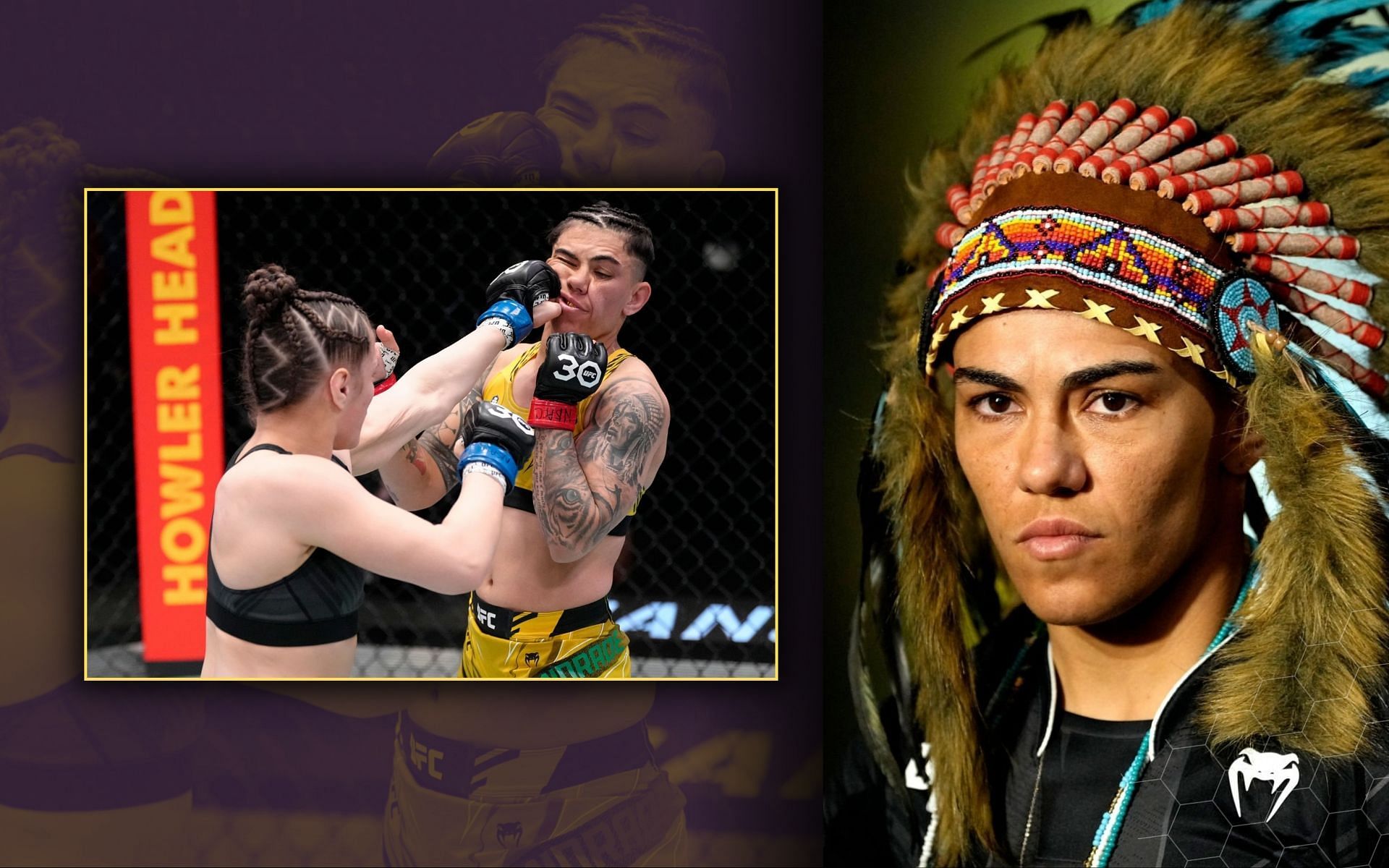 Jessica Andrade claims her breast slipping out caused her to lose focus in Erin Blanchfield