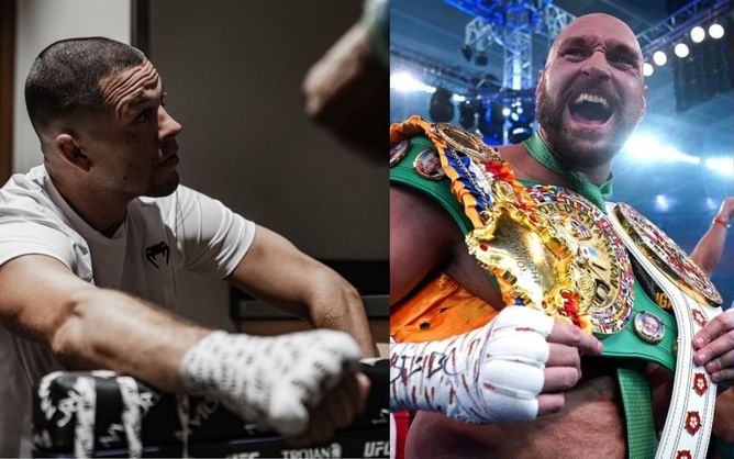 Nate Diaz wants Tyson Fury to fight former UFC star instead of Francis Ngannou under his banner