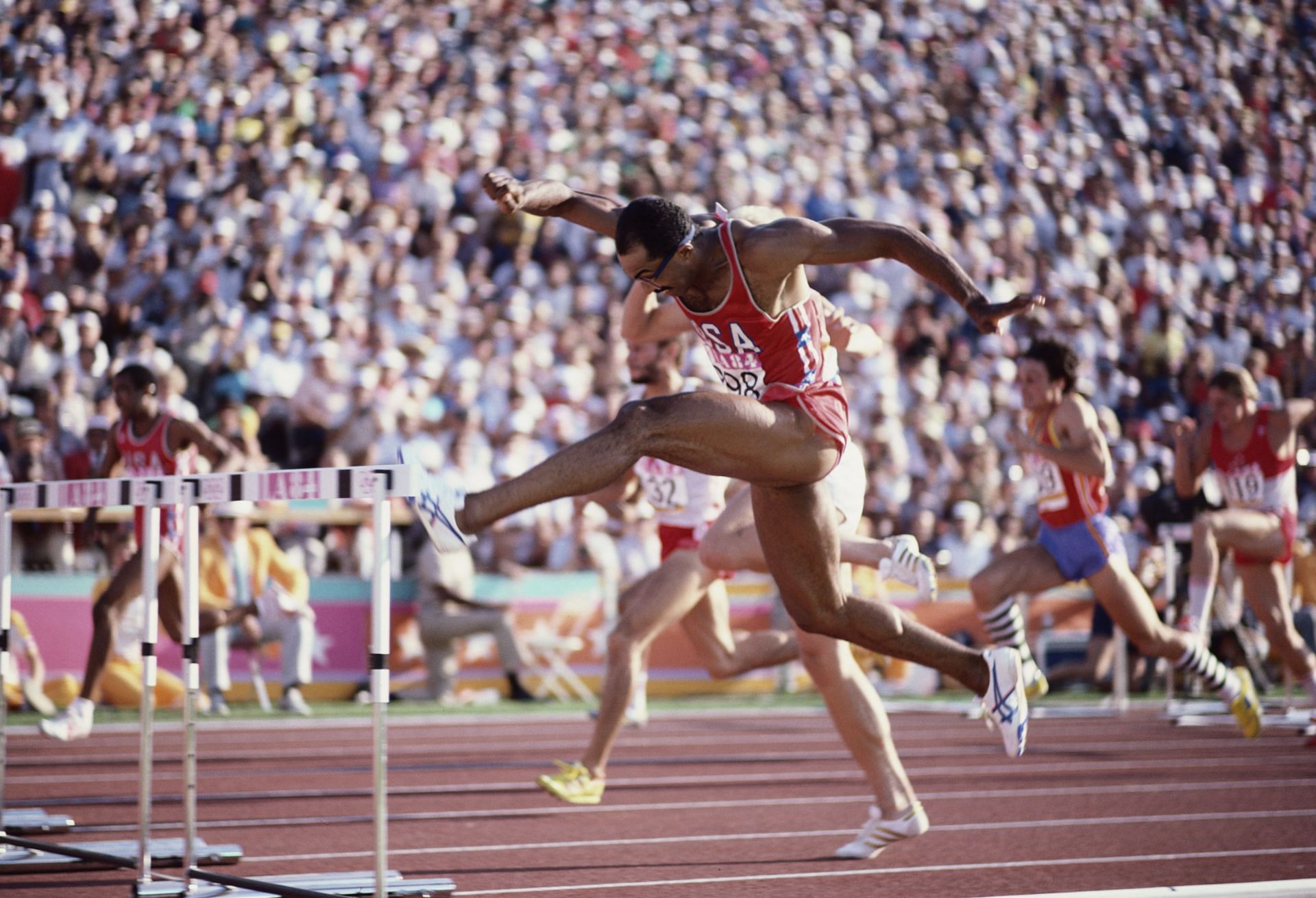 Foster at the XXIII Summer Olympics