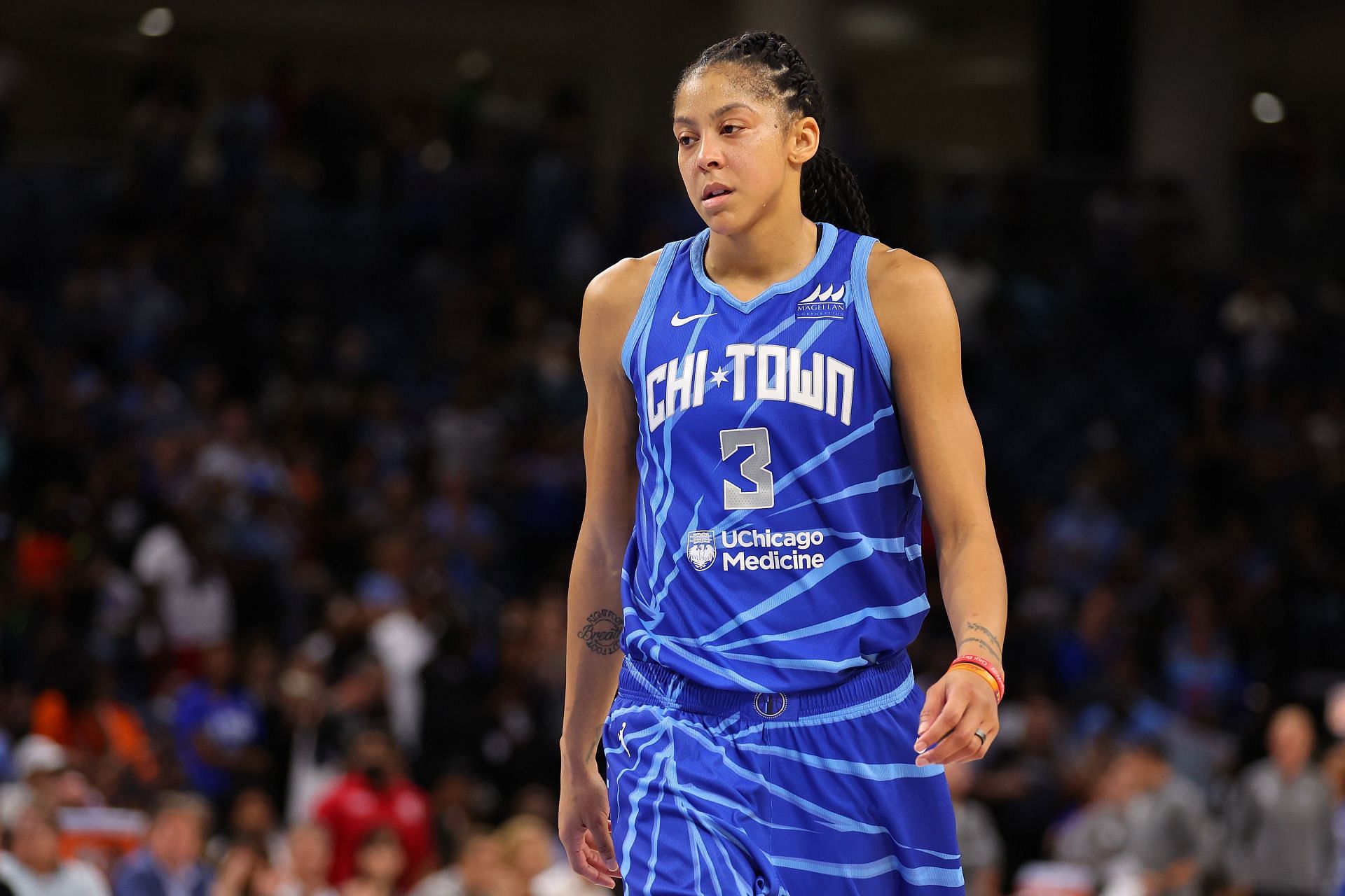 Candace Parker playing for the Chicago Sky