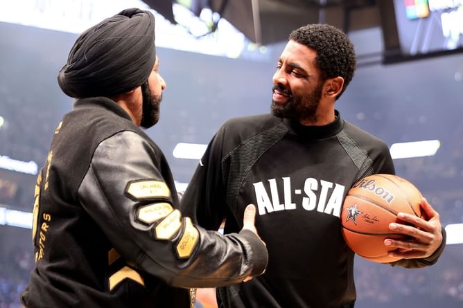 Fact Check: Is Kyrie Irving Native American? Dallas Mavericks star covers Nike logo as All-Star shoe design goes viral