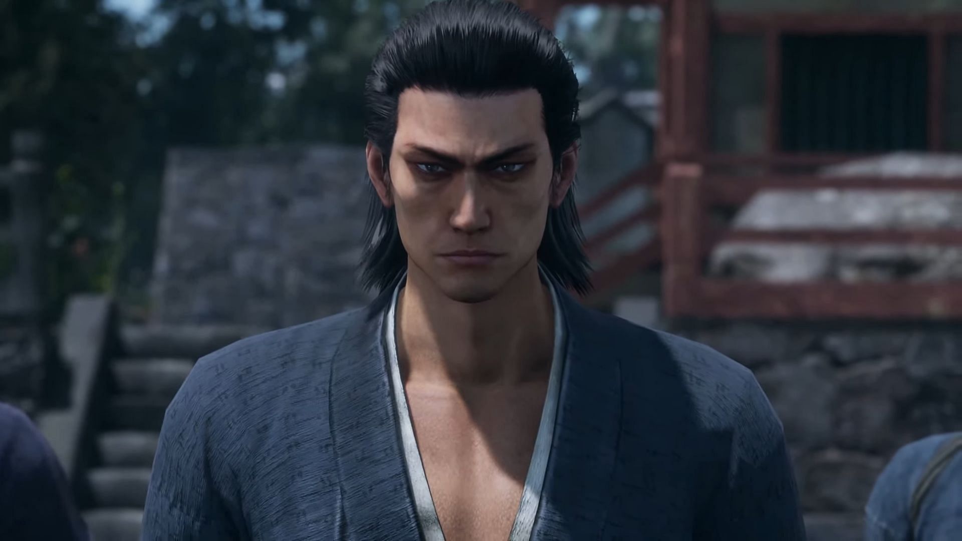 Players meet Okada Izo for the first time in Like a Dragon: Ishin (Image via YouTube/carleedos)