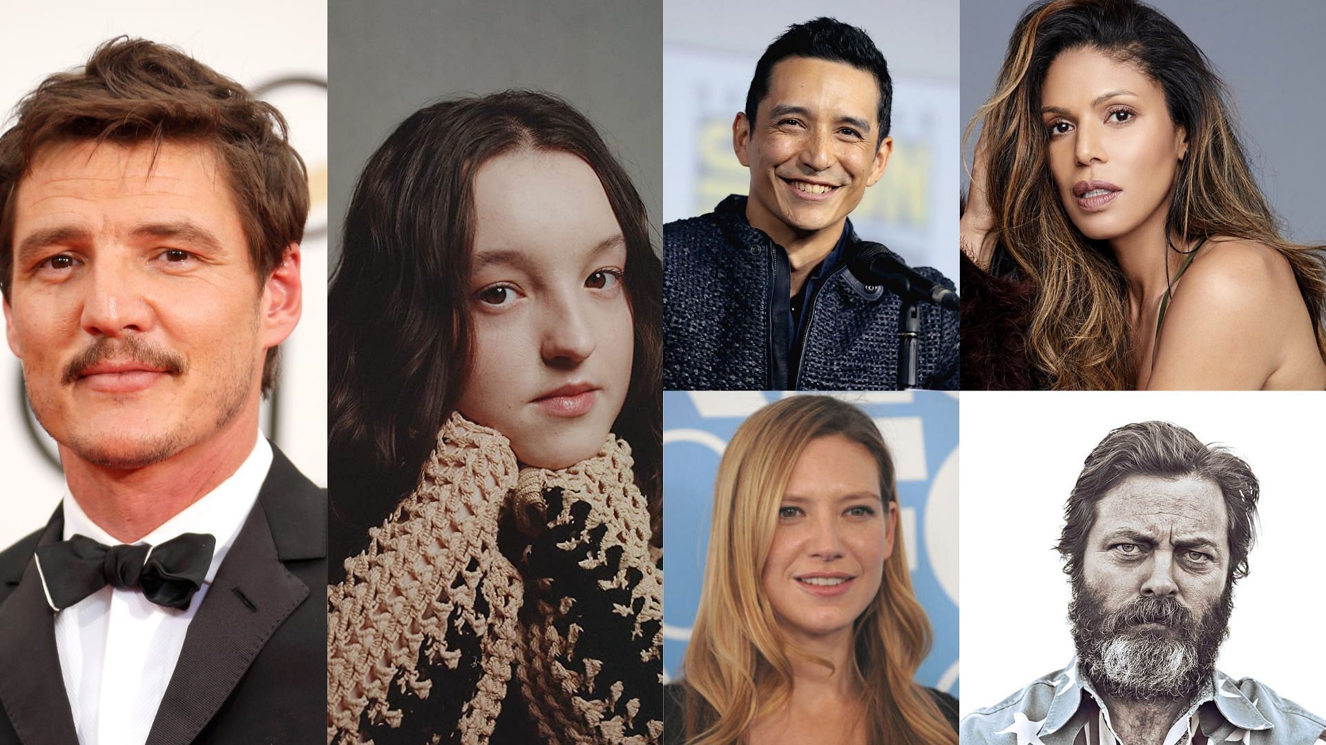 The cast of The Last of Us (Images via iMDb)