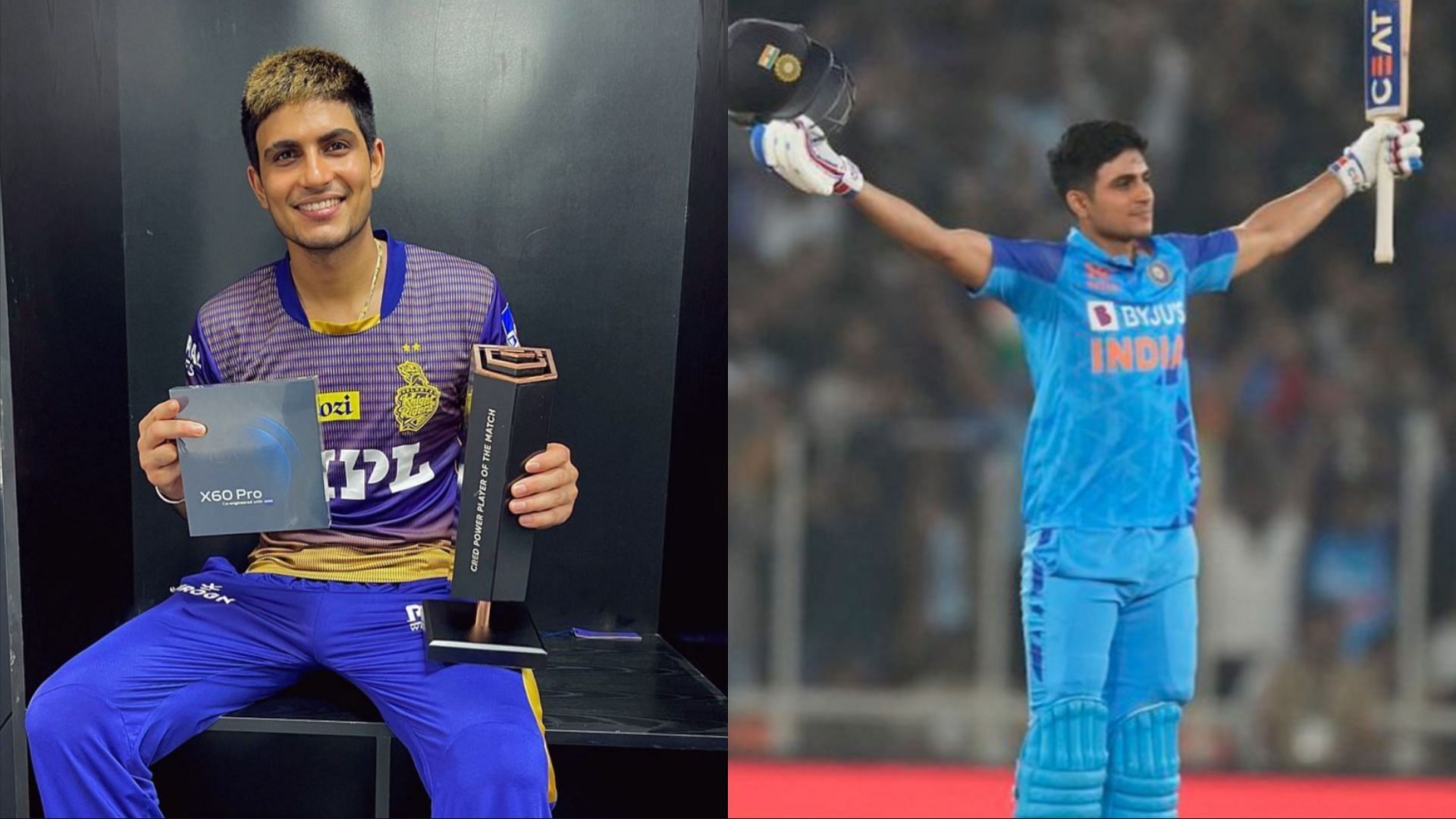 Shubman Gill played for KKR from 2018 to 2021 (Image: Instagram)