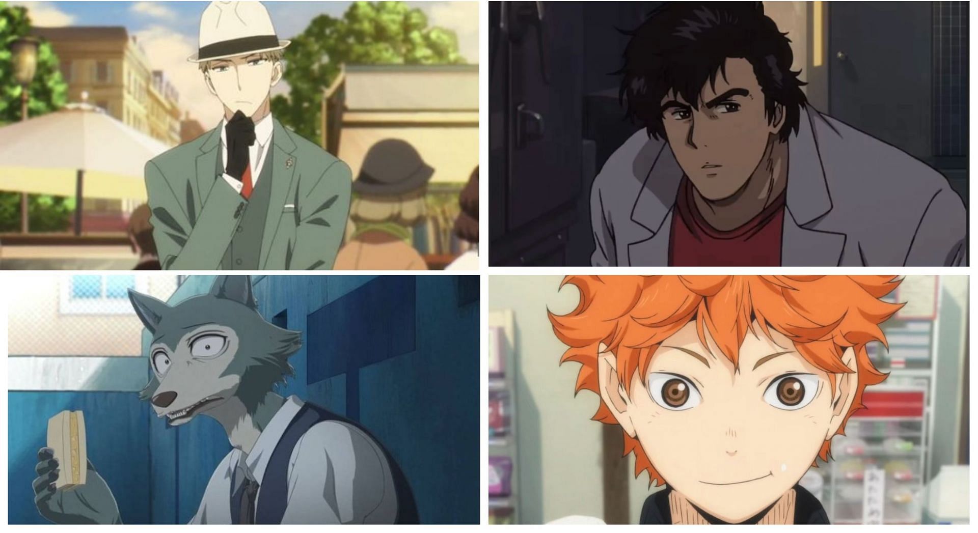 Four examples of ordinary shonen anime protagonists
