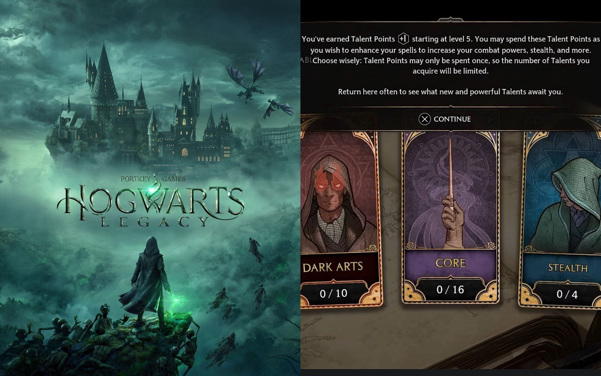 Talents are an important part of Hogwarts Legacy (Image via Avalanche Software)
