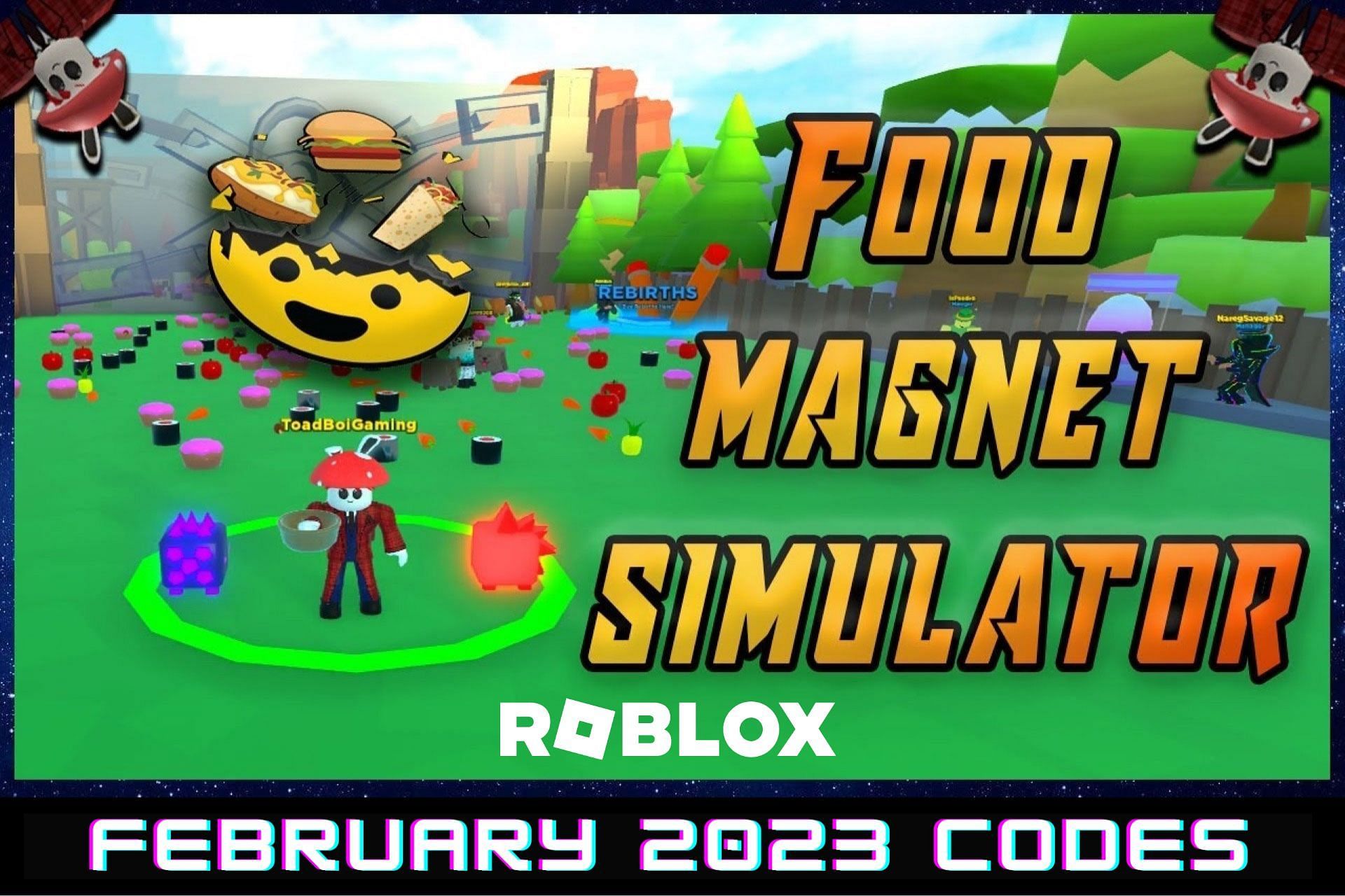 All Food Magnet Simulator Codes