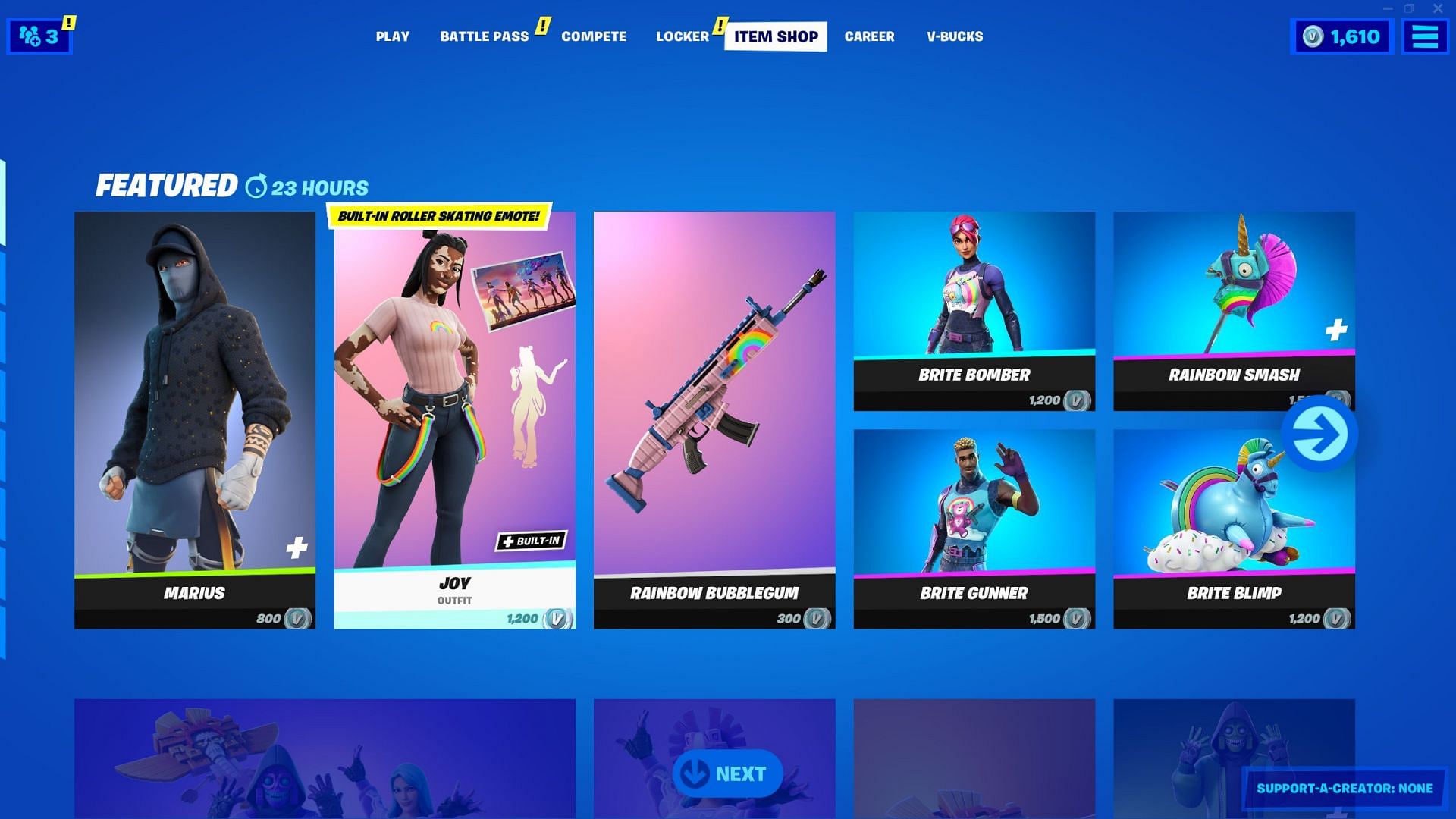 Fortnite cosmetic item