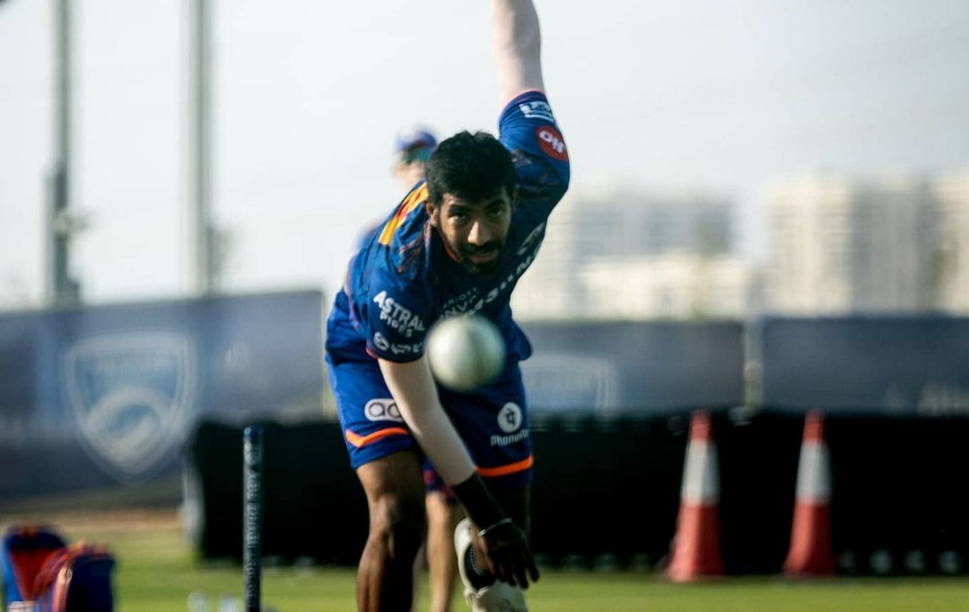 Jasprit Bumrah in action. (Pic: Instagram) 