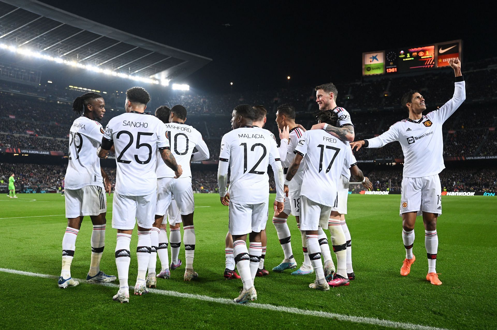 FC Barcelona v Manchester United: Knockout Round Play-Off Leg One - UEFA Europa League