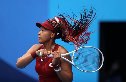 Naomi Osaka at the Tokyo Olympics