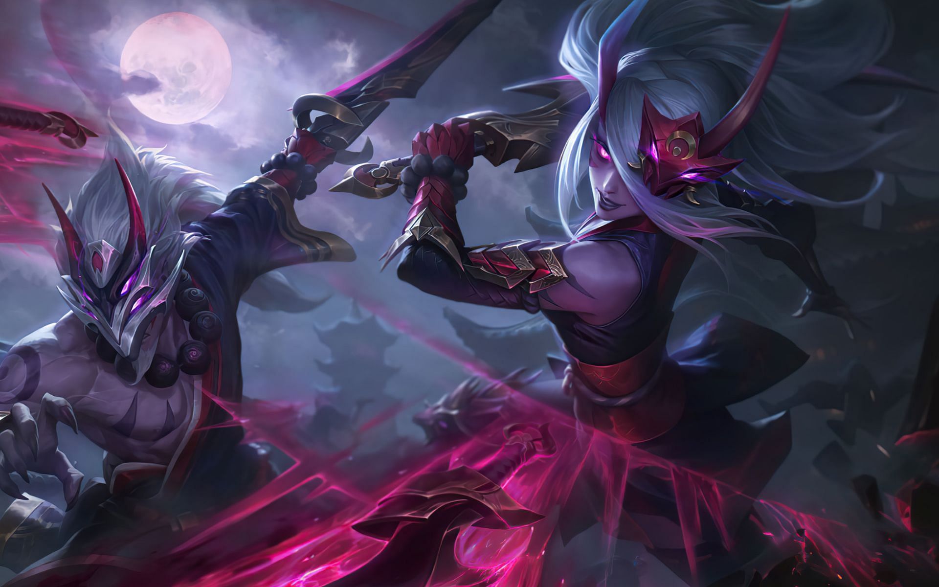 Katarina can either opt for an AD, or AP build (Image via Riot Games)