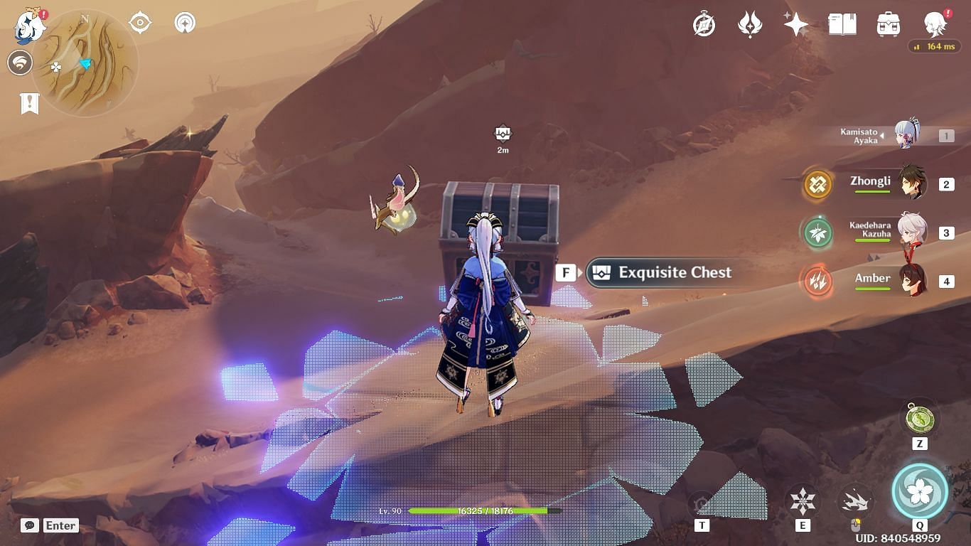Get closer to the location to spawn the chest (Image via HoYoverse)