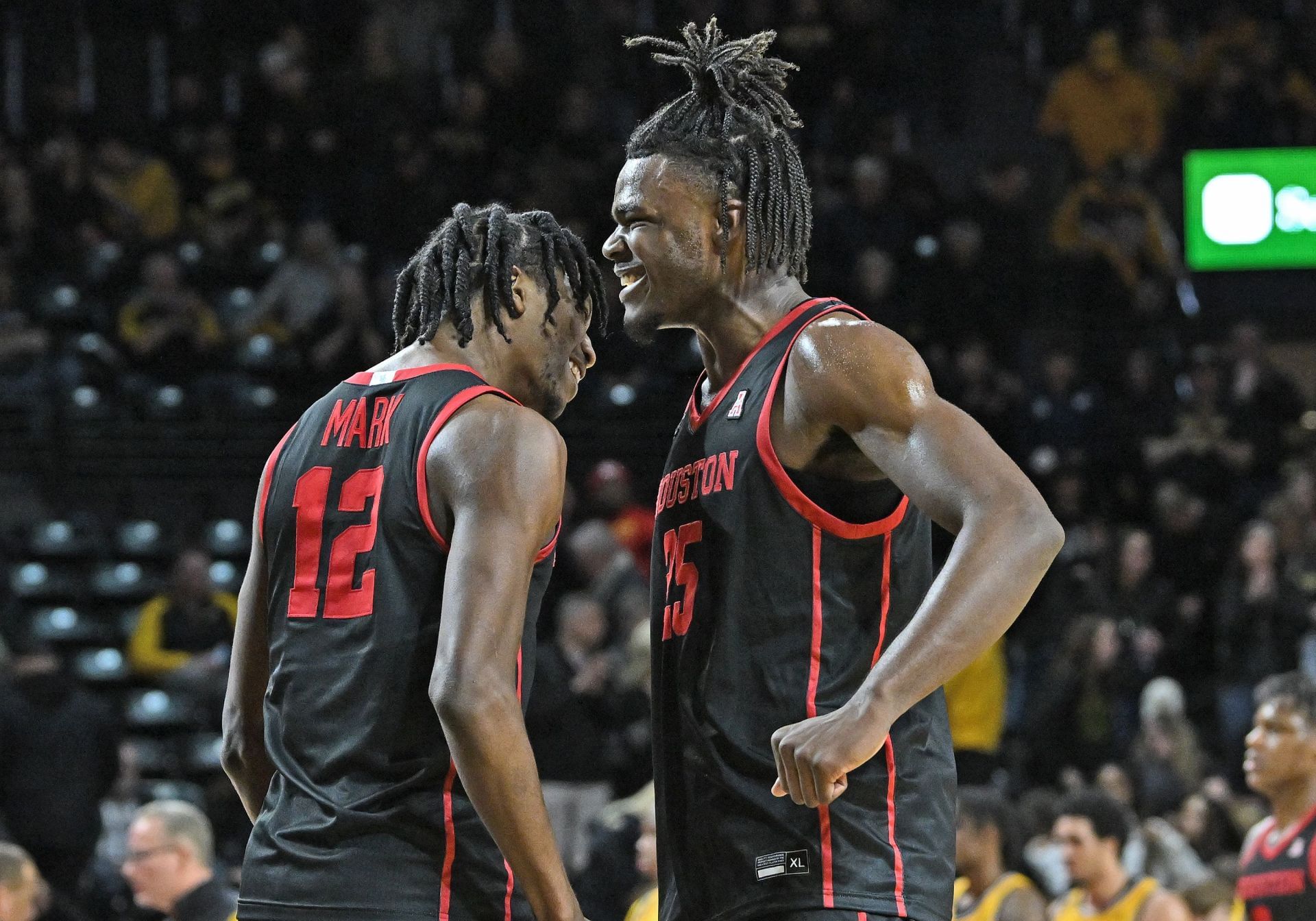 Tramon Mark and Jarace Walker of the Houston Cougars